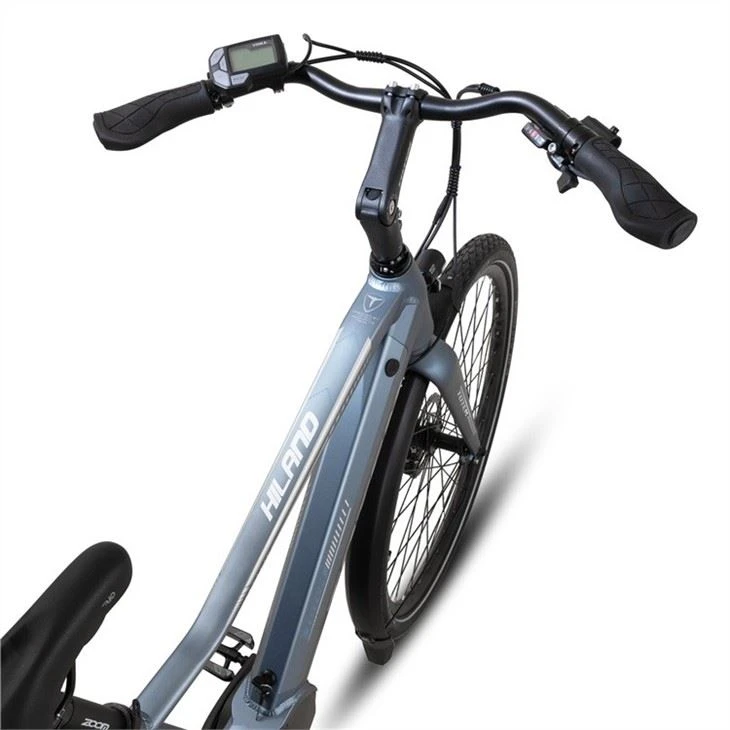 Hydraulic Disc Brake Ladies Hybrid E Bike