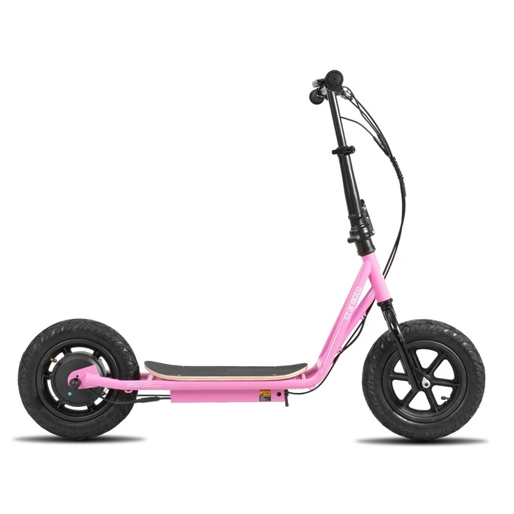 JOYKIE STARMOTO 12 Inch Electric Scooter Drum Brake Single Speed Hi Ten Steel Frame Foldable Electric Scooter factory