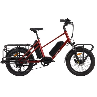 20 "合金貨物Eバイク48V 500Wリアモーター720WHバッテリー20"×3.0 "タイヤ油圧ブレーキ460mmフレーム